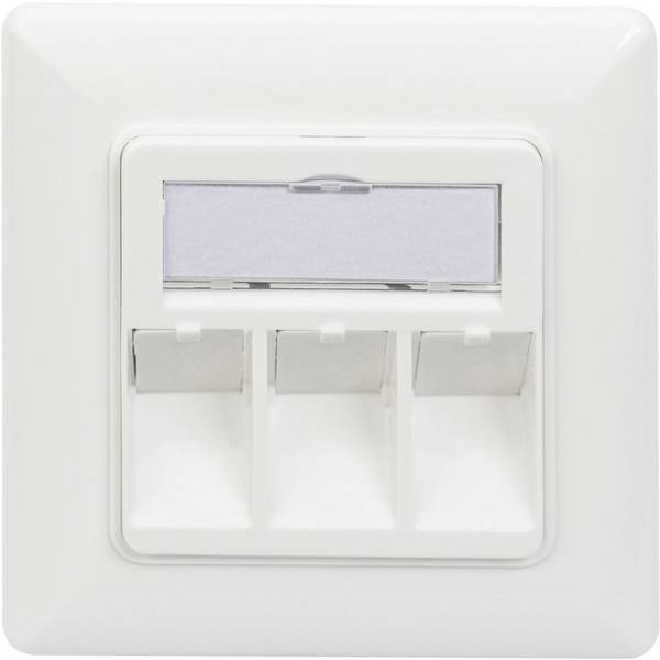 Digitus DN-93821 Keystone-Halterung 3-fach Weiß