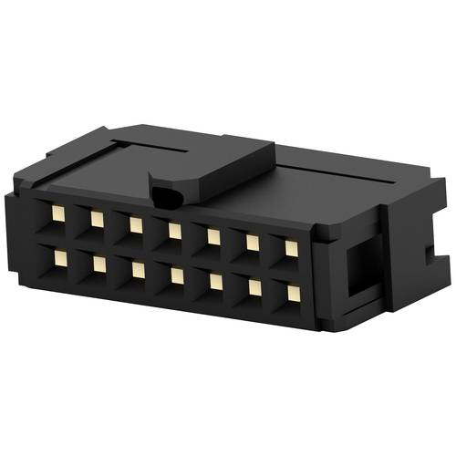 TE Connectivity 1658621-2 Buchsenleiste Rastermaß: 2.54 mm Polzahl Gesamt: 14 Anzahl Reihen: 2 1 St.