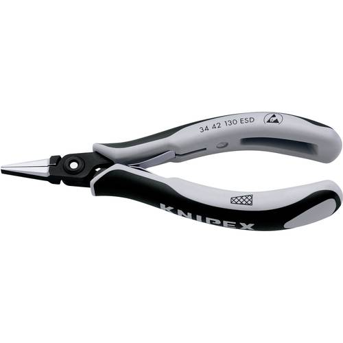 Thumbnail - Knipex 34 42 130 ESD ESD Flachzange Chrom-Vanadium Kugellagerstahl 130 mm