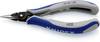 Knipex 34 52 130 Elektronik- u. Feinmechanik Flachrundzange Chrom-Vanadium Kugellagerstahl 130 mm