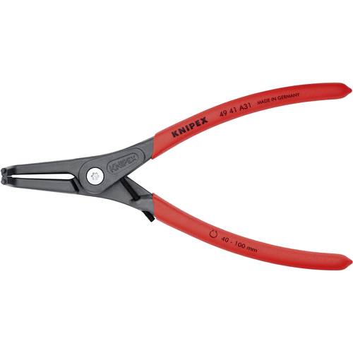 Knipex 49 41 A31 Seegeringzange Passend für (Seegeringzangen) Außenringe 40-100 mm Spitzenform (Details) abgewinkelt 90°