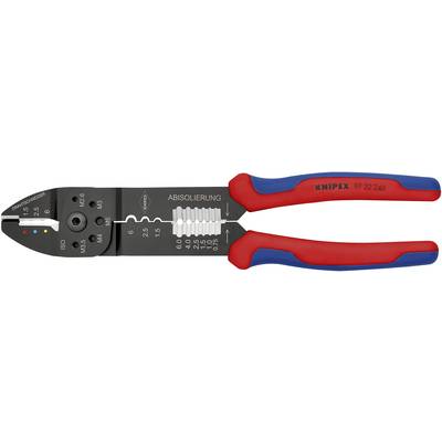 Knipex KNIPEX 97 32 240 Crimpzange  Isolierte Kabelschuhe, Isolierte Steckverbinder 1.5 bis 6 mm²   