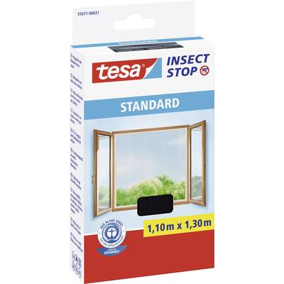 tesa STANDARD 55671-00021-03  Fliegengitter  (B x H) 1300 mm x 1100 mm Anthrazit 1 St.