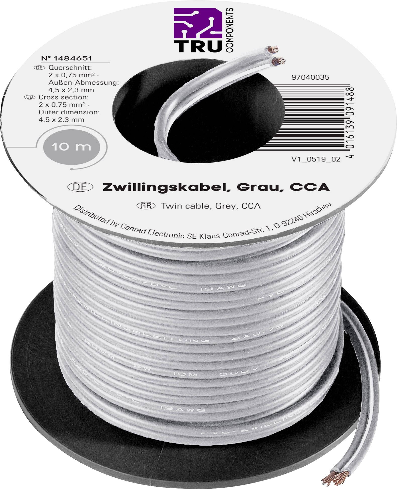10m Draht flexibel Verdrahtungsleitung H05V K 0 75 qmm Litze Einzelader