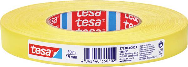 tesa PERFECT 57230-00003-02 Gewebeklebeband tesa® extra Power Gelb (L x B) 50 m x 19 mm 1 St.