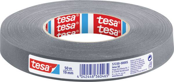 tesa PERFECT 57230-00005-02 Gewebeklebeband tesa® extra Power Grau (L x B) 50 m x 19 mm 1 St.