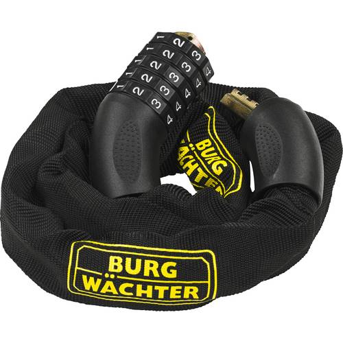 Burg Wächter 280 C 90 BLACK Kettenschloss Schwarz Zahlenschloss