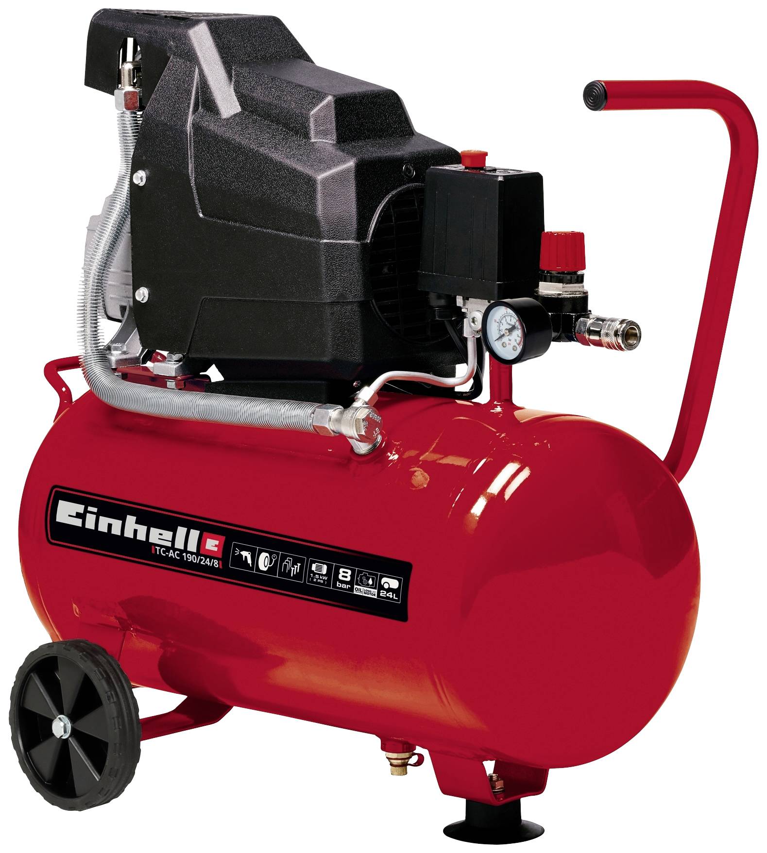 EINHELL Druckluft-Kompressor 24 l Einhell TC-AC 190/24/8