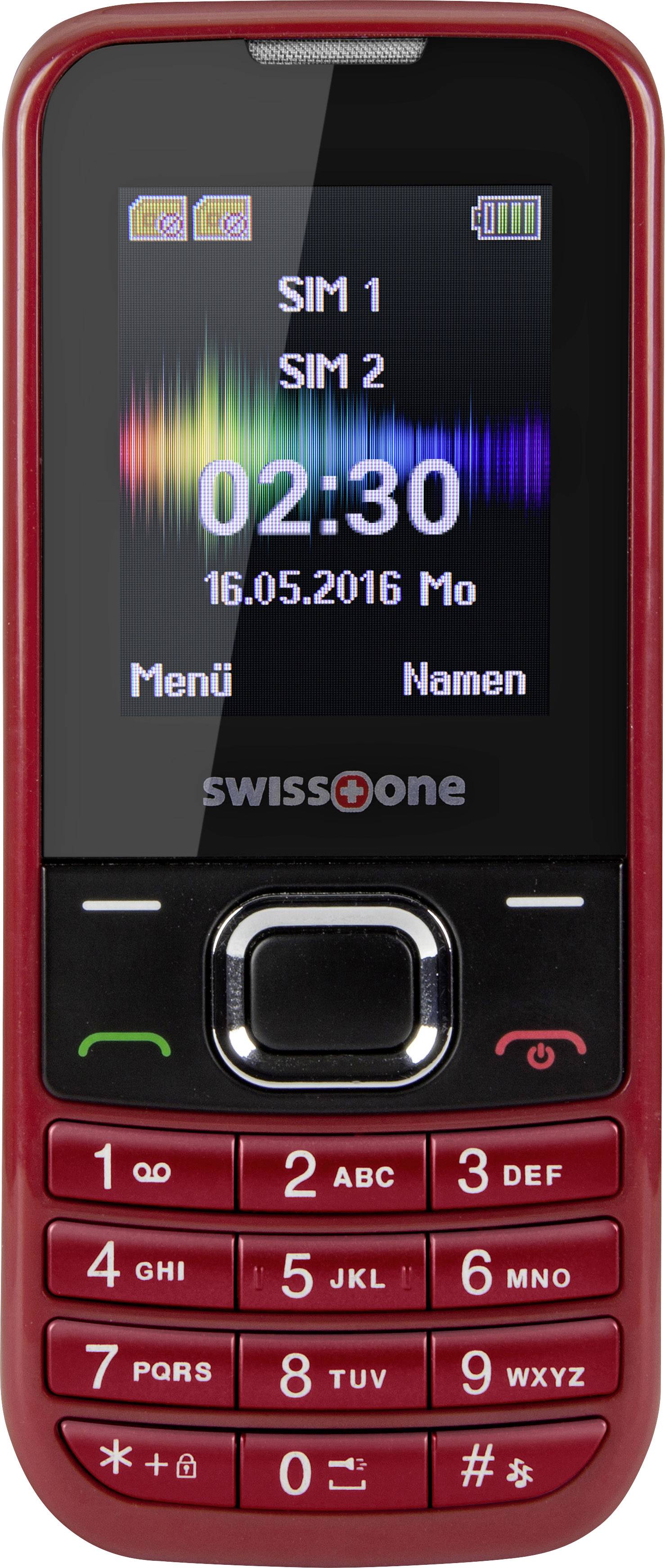 SWISSTONE SC 230 Dual-SIM rot GSM Mobiltelefon