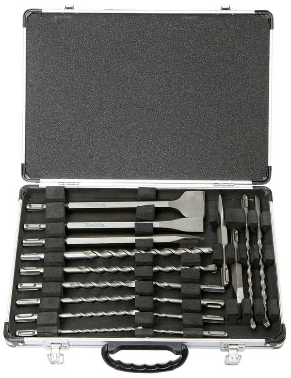 Makita D-42444 Hammerbohrer-Set 17teilig 5 mm, 6 mm, 8 mm, 10 mm, 12 mm, 14 mm SDS-Plus 1 Set