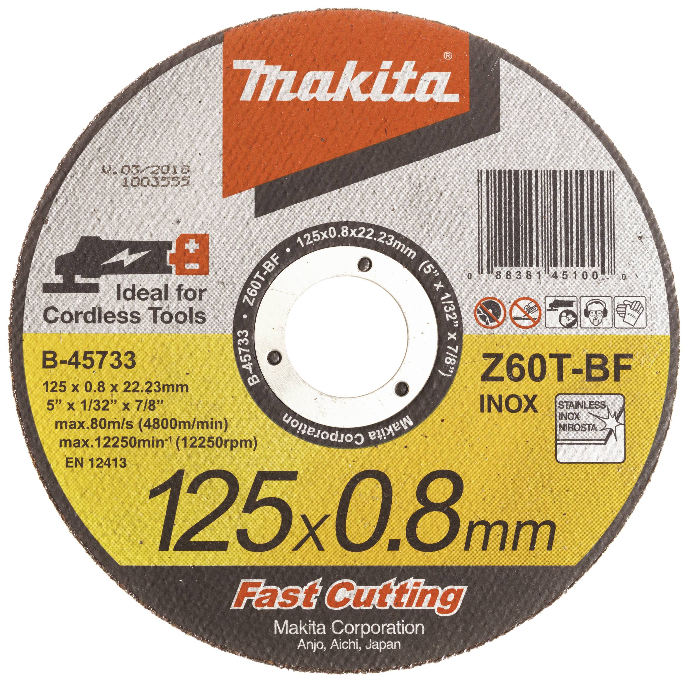 MAKITA B-45733 Trennscheibe gerade 125 mm 22.23 mm 1 St.