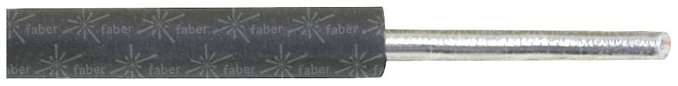 KLAUS FABER Schaltdraht SiD 1 x 1 mm² Schwarz Faber Kabel 031939 Meterware
