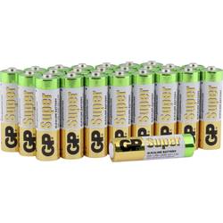 Tužková batéria typu AA alkalicko-mangánová GP Batteries Super, 1.5 V, 24 ks