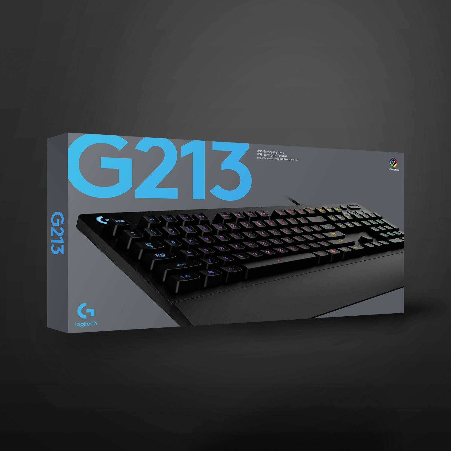 Logitech Gaming G213 Prodigy USB Gaming-Tastatur Deutsch, QWERTZ Schwarz Beleuchtet, Spritzwassergeschützt-14