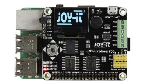 Explore700 Experimentier-Board als Erweiterung für Raspberry Pi