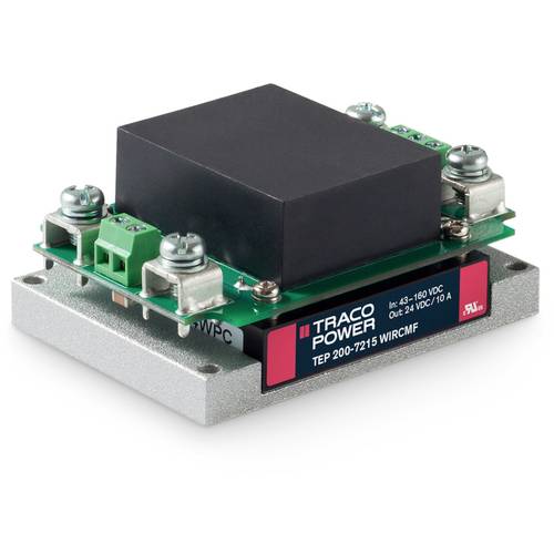 TracoPower TEP 200-2412WIRCMF DC/DC-Wandlermodul 24 V/DC 12 V/DC 15 A 200 W Anzahl Ausgänge: 1 x Inhalt 1 St.