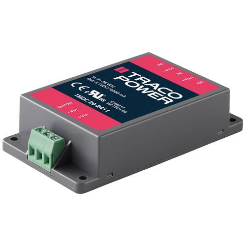 Thumbnail - TracoPower TMDC 20-2412 DC/DC-Wandlermodul 24 V/DC 12 V/DC 1.67 A 20 W Anzahl Ausgänge: 1 x Inhalt 1 St.