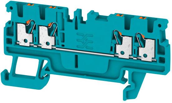 Weidmüller 1552700000 Durchgangsklemme 3.5 mm Zugfeder Blau 100 St.