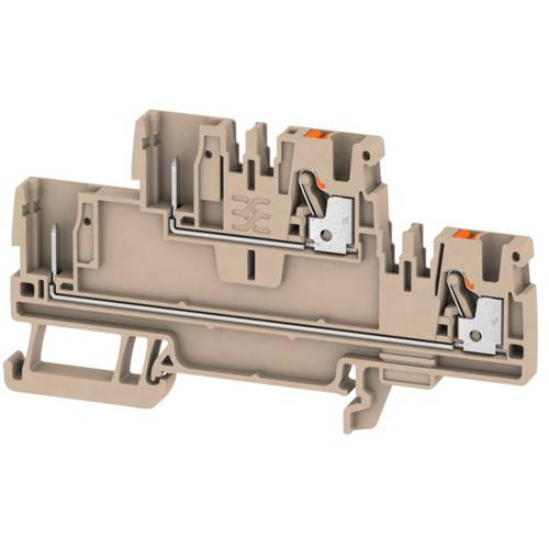 Weidmüller 1548060000 Doppelstock-Durchgangsklemme 5.1 mm Zugfeder Grau 50 St.