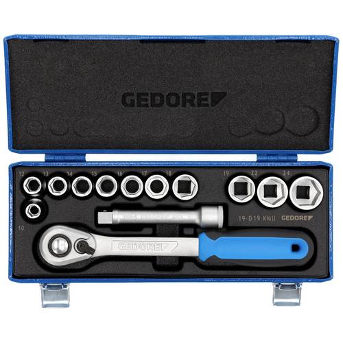 Gedore 19 KMU-20 Steckschlüsselsatz metrisch 1/2 (12.5 mm) 13teilig 2545810