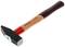 Ein Schreinerhammer mit Holzgriff und Metallkopf auf weißem Hintergrund, geeignet für leichte bis mittlere Arbeiten im Holzhandwerk.