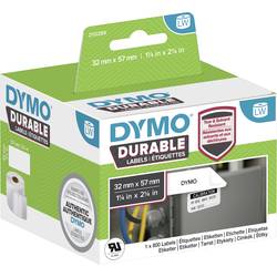 Image of DYMO 2112289 Etiketten Rolle 57 x 32 mm Polypropylen-Folie Weiß 800 St. Permanent Universal-Etiketten, Adress-Etiketten