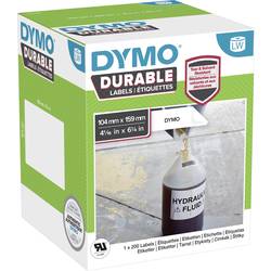 Image of DYMO 2112287 Etiketten Rolle 159 x 104 mm Polypropylen-Folie Weiß 200 St. Permanent Universal-Etiketten,