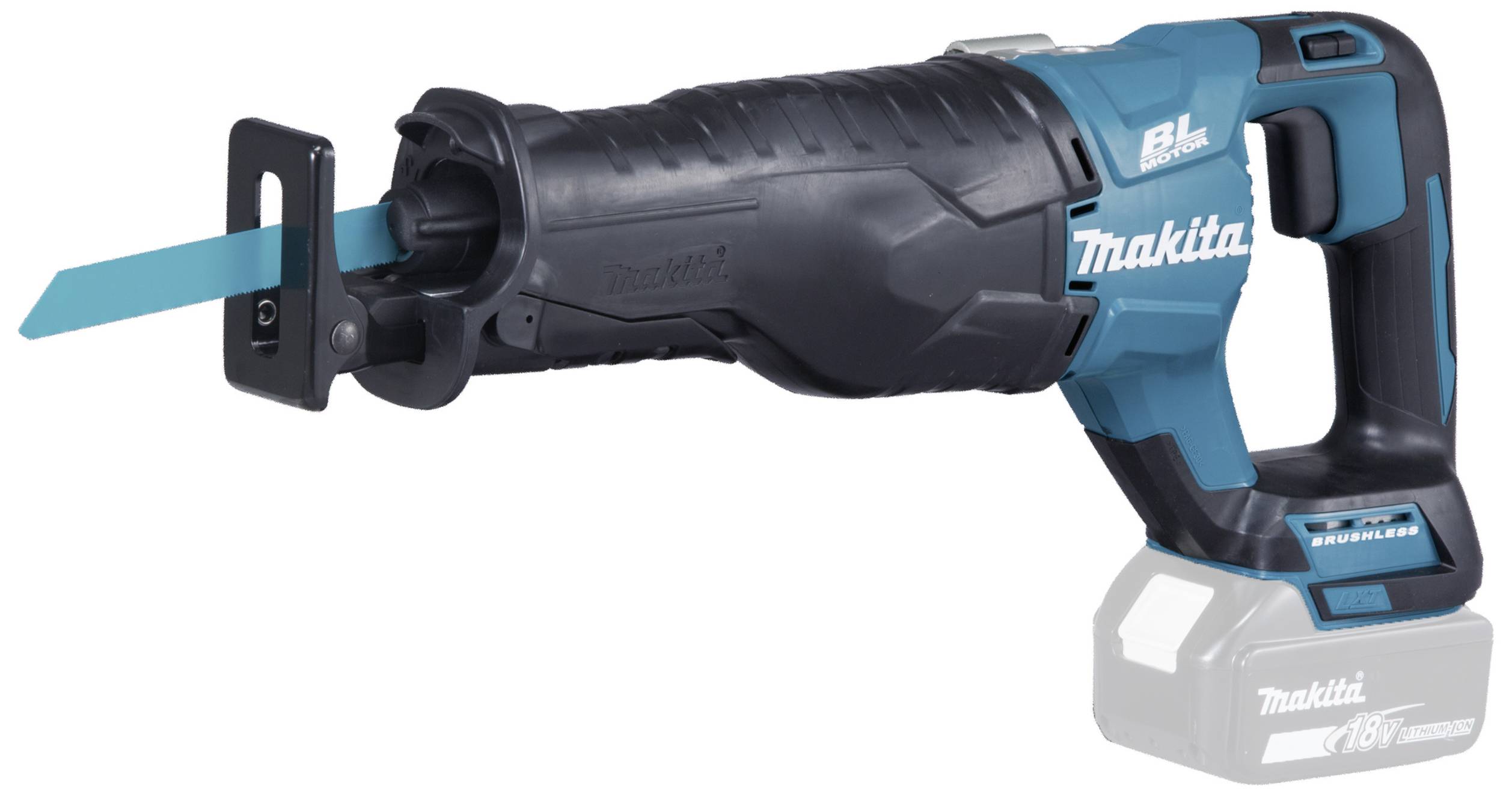 Makita Tigersåg Batteridriven DJR187ZK exkl. batteri/laddare, Utan laddare 18 V