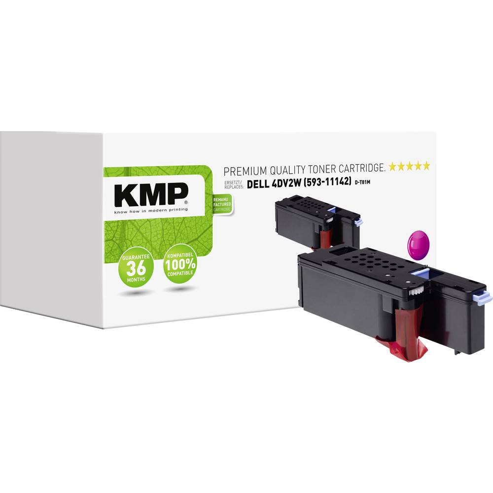 KMP Tonercassette vervangt Dell 593-11142 Compatibel Magenta 1400 bladzijden