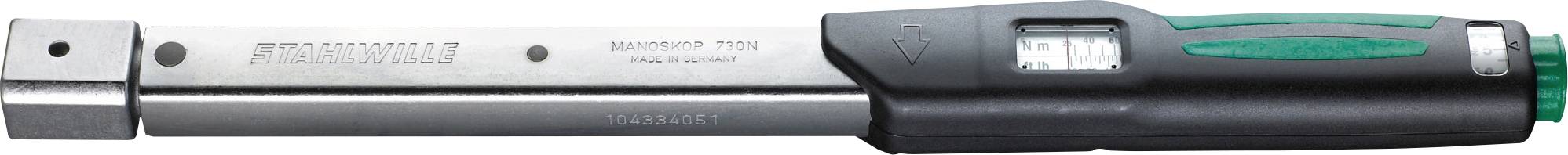 Stahlwille 730N/12 50181012 Drehmomentschlüssel für Einsteckwerkzeuge Einsteck-Vierkant 14 x 18 mm 25 - 130 Nm