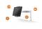 Tablet-Halterung aus Aluminium, drehbar um 360 Grad, passend für Tablets von 7-13 Zoll, mit Sicherheitsverschluss.