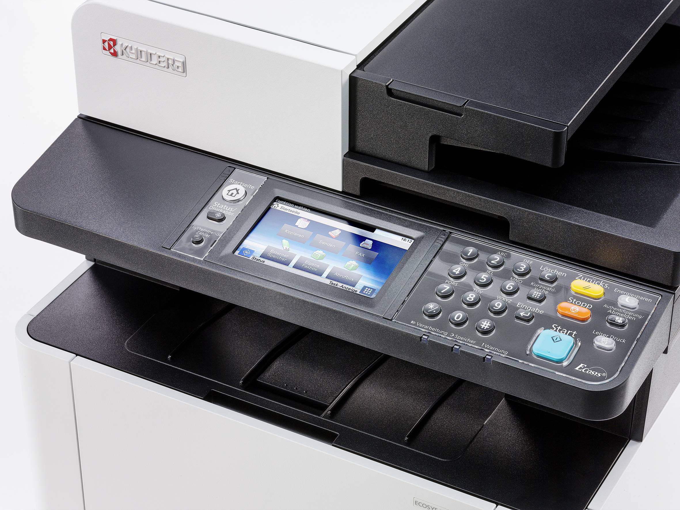 Kyocera ECOSYS M5526cdw Multifunktionsdrucker Laser Farbe A4 Drucker, Scanner, Kopierer, Fax LAN, WLAN, Duplex, Duplex-A-8
