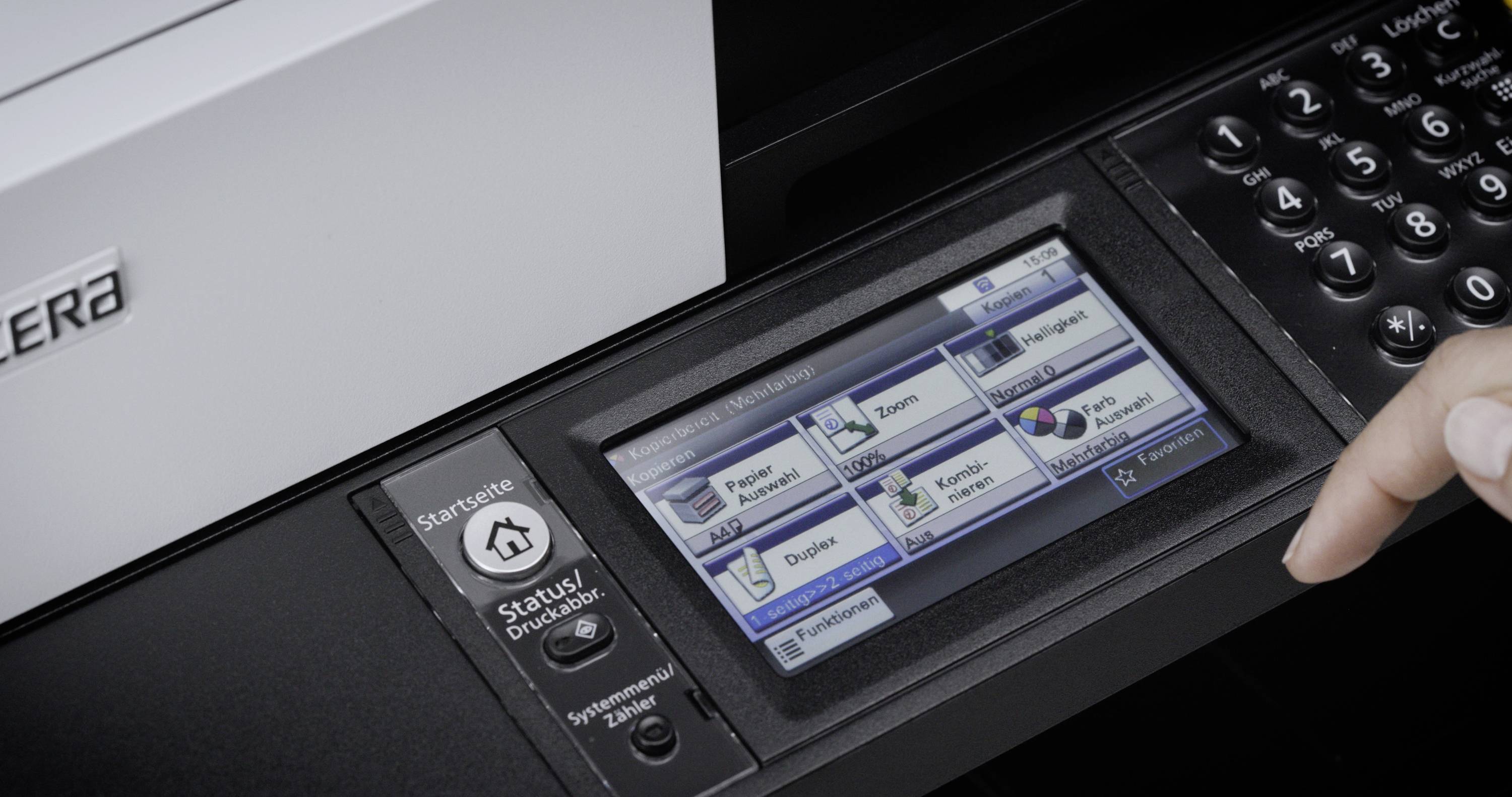 Kyocera ECOSYS M5526cdw Multifunktionsdrucker Laser Farbe A4 Drucker, Scanner, Kopierer, Fax LAN, WLAN, Duplex, Duplex-A-11