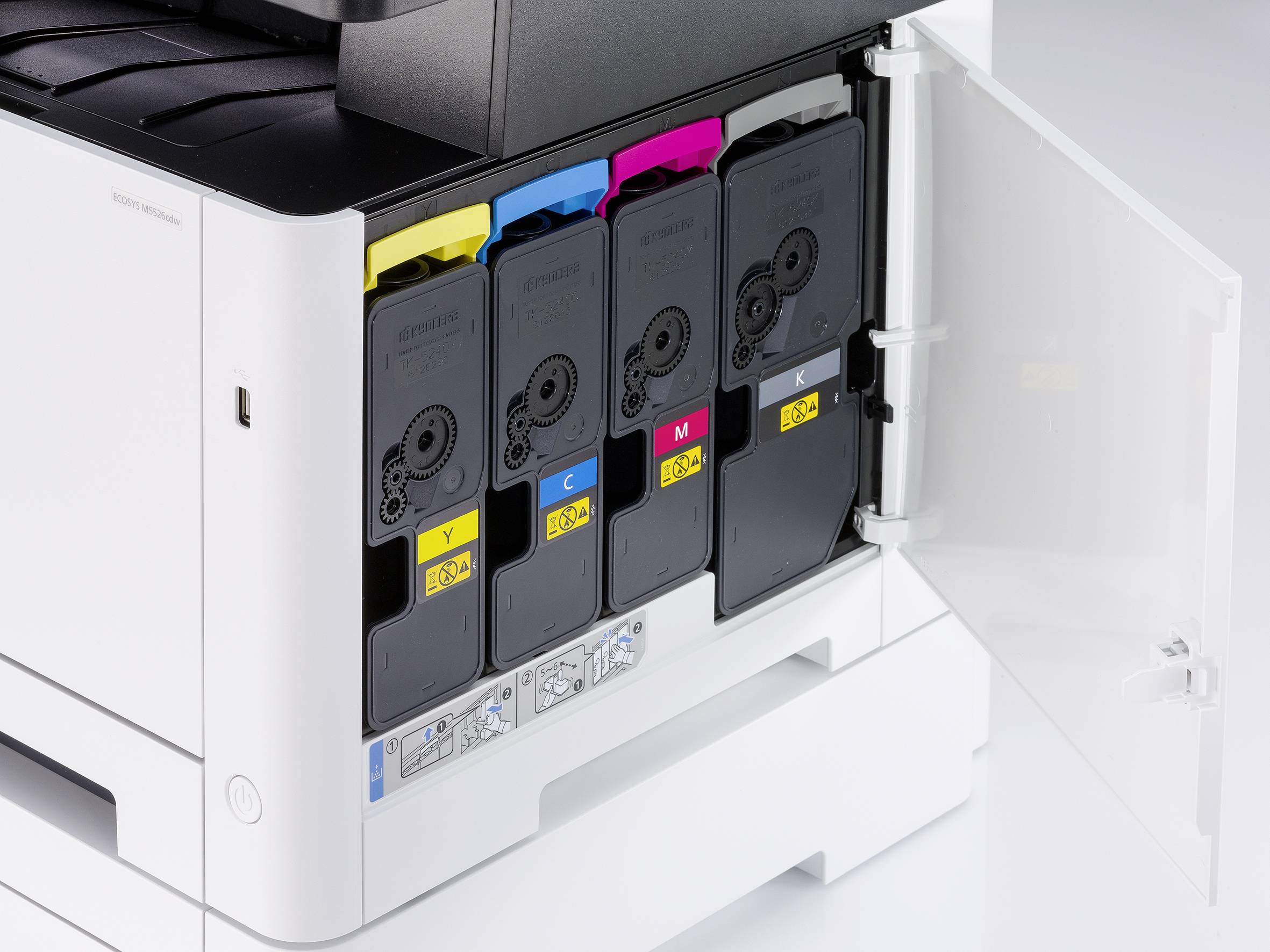 Kyocera ECOSYS M5526cdw Multifunktionsdrucker Laser Farbe A4 Drucker, Scanner, Kopierer, Fax LAN, WLAN, Duplex, Duplex-A-13