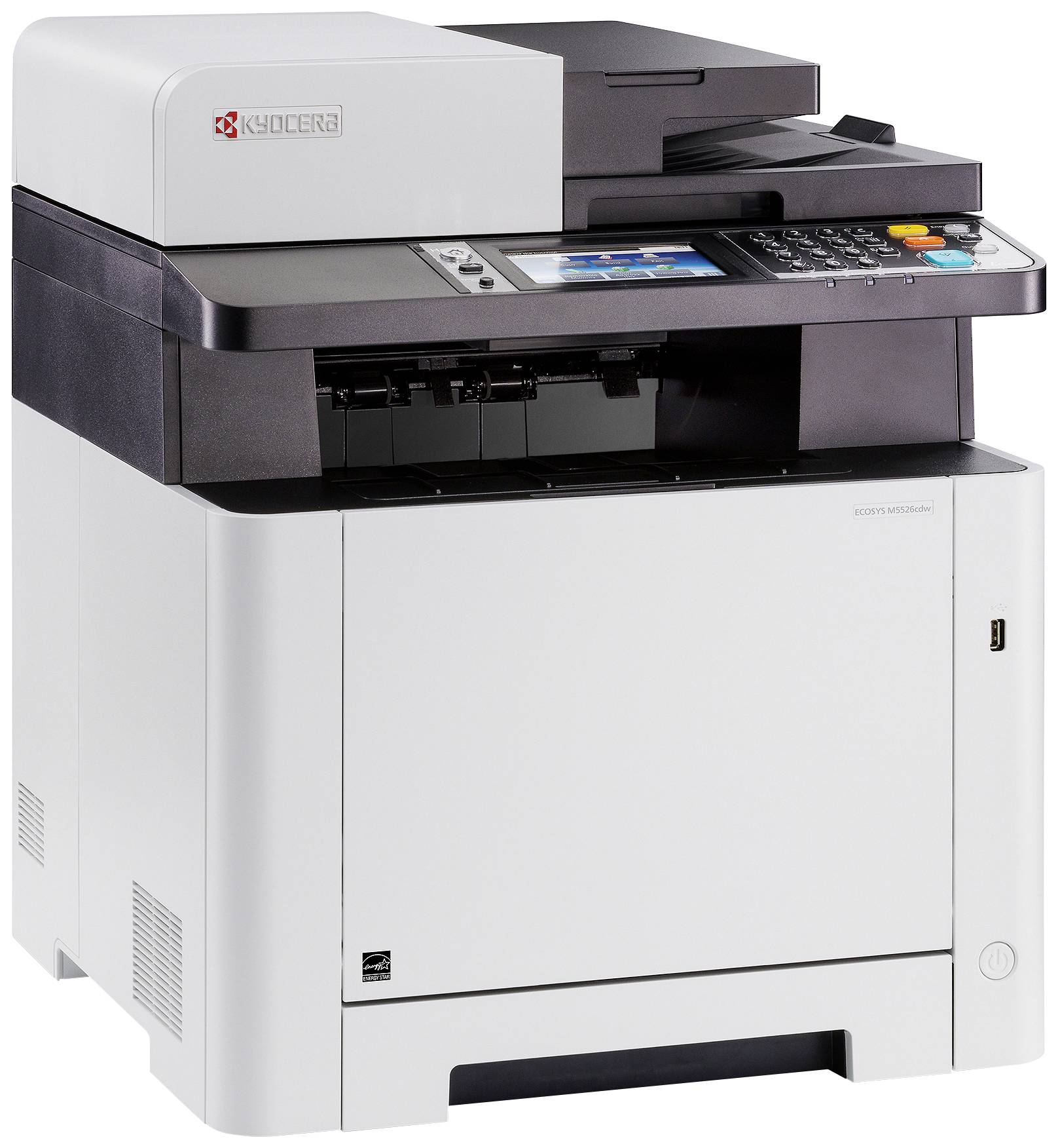 Kyocera ECOSYS M5526cdw Multifunktionsdrucker Laser Farbe A4 Drucker, Scanner, Kopierer, Fax LAN, WLAN, Duplex, Duplex-A-1