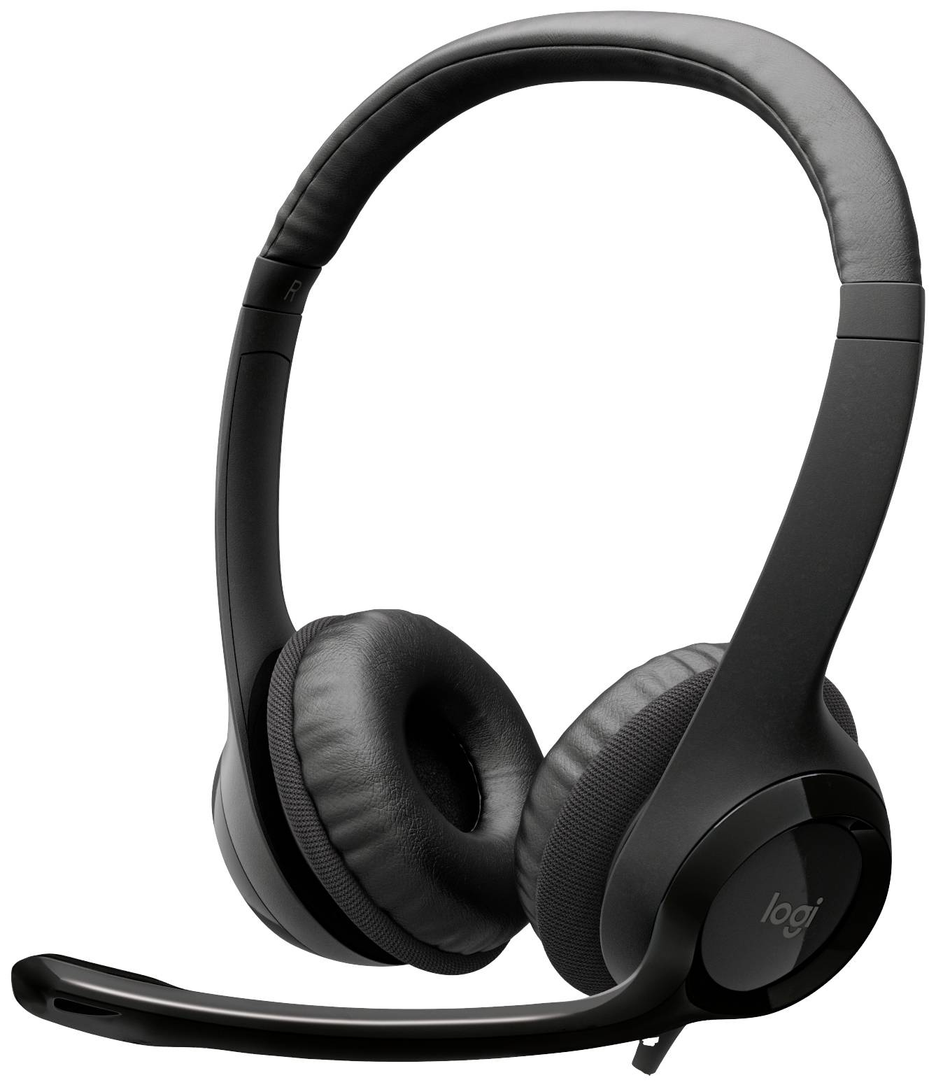 Logitech H390 On Ear Headset kabelgebunden Stereo Schwarz Mikrofon-Rauschunterdrückung, Noise Cancelling Lautstärkeregel