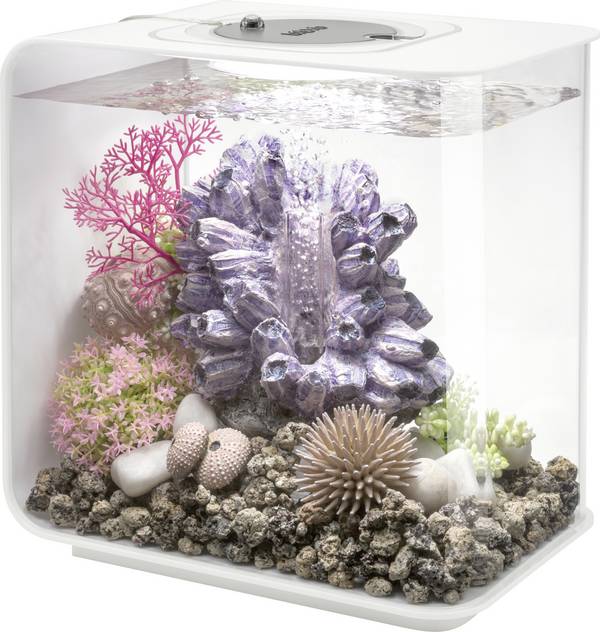 Oase 72030 biOrb FLOW 15 LED weiß Aquarium   15 l mit LED-Beleuchtung