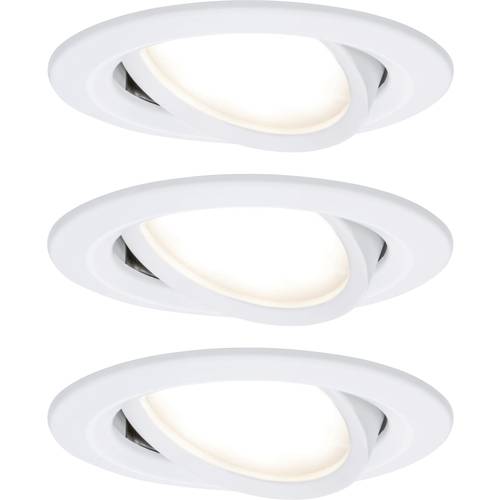 Thumbnail - Paulmann 93875 Coin Slim LED-Einbauleuchte 3er Set LED LED fest eingebaut 18 W Weiß (matt)