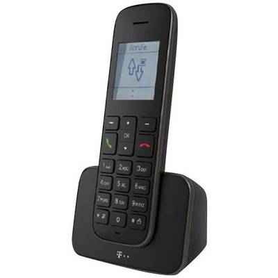 Telekom Sinus A207 DECT/GAP Schnurloses Telefon analog  Freisprechen Schwarz