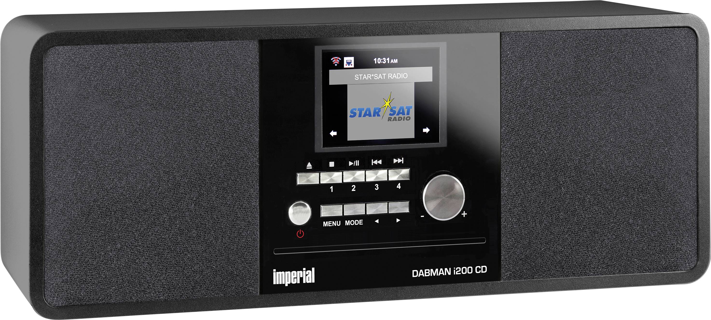 TELESTAR DIGITAL Imperial DABMAN i200 CD schwarz DAB+ Hybrid Internet FM Tune