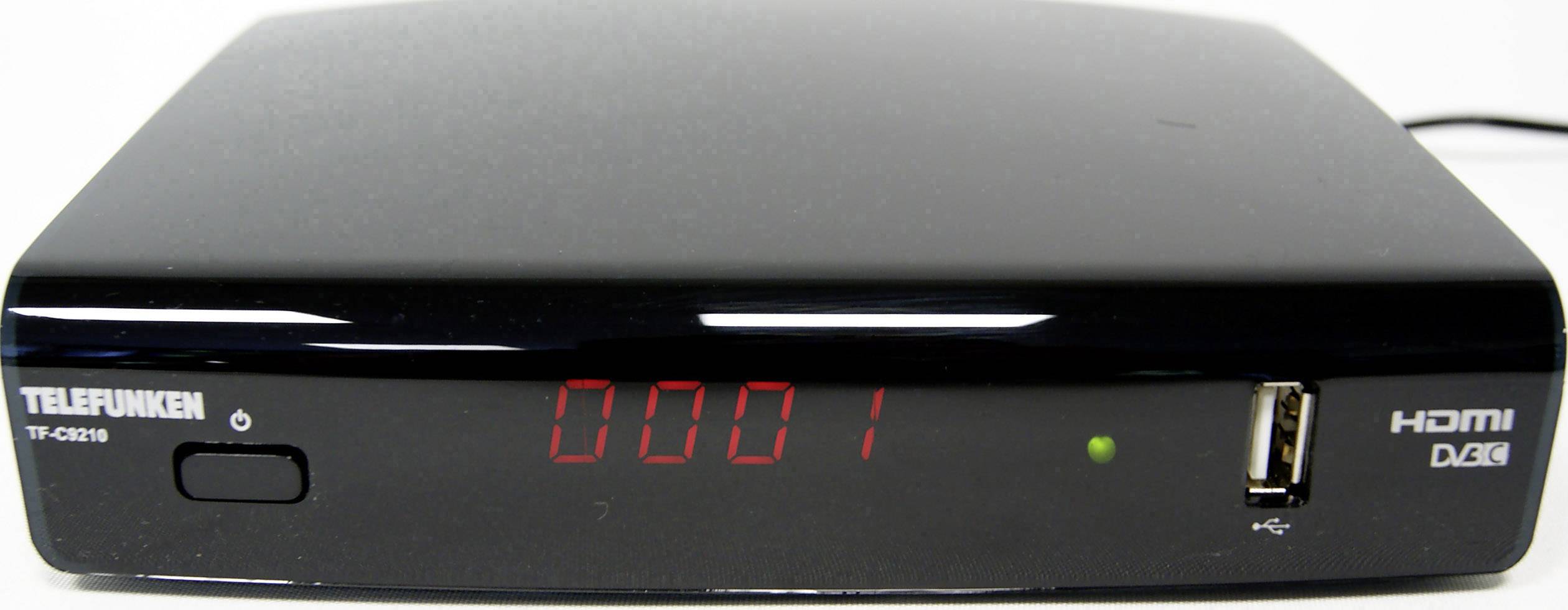 Telefunken TF C-9210 HD-Kabel-Receiver Front-USB Anzahl Tuner: 1 kaufen