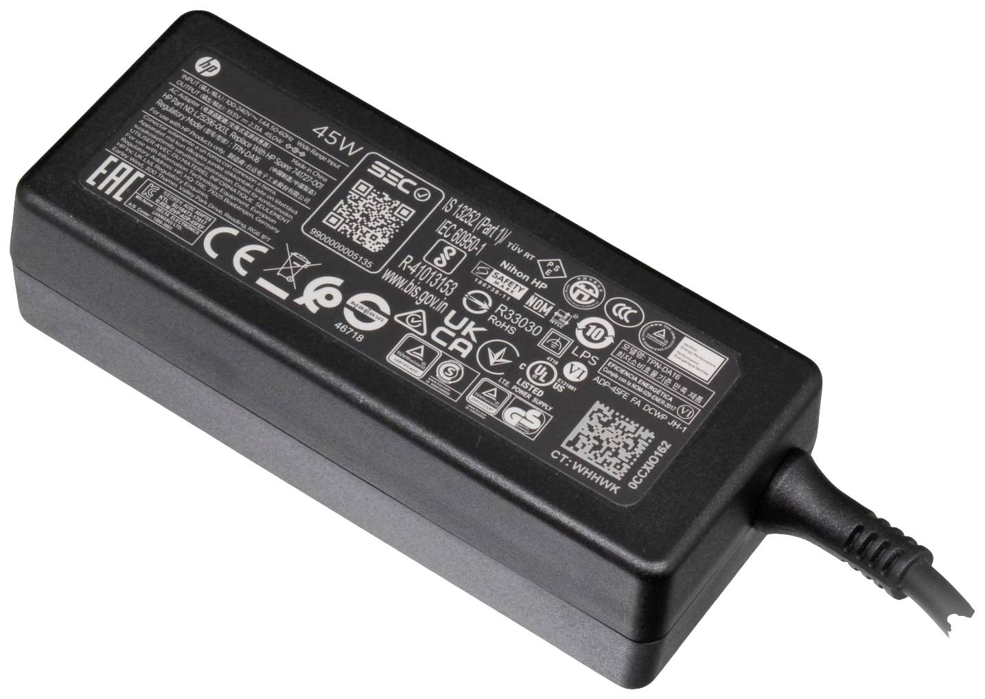 HP 740015-001 Notebook-Netzteil 45 W 19.5 V/DC 2.31 A