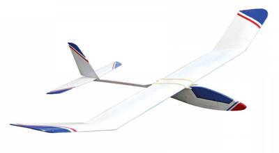 Flugmodell mit Seitenruder- und Höhenruder-Steuerung