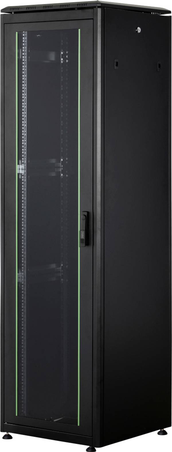 Digitus DN-19 42U-6/6-B-1 19 Zoll Netzwerkschrank (B x H x T) 600 x 2053 x 600 mm 42 HE Schwarz (RAL 9005)