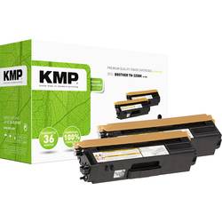 Image of KMP Toner 2er-Pack ersetzt Brother TN-325BK, TN325BK Kompatibel Schwarz 4000 Seiten B-T38D
