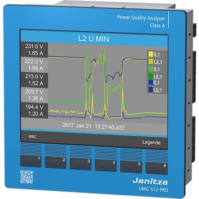 Janitza UMG 512-PRO Spannungsqualitäts-Analysator  