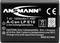 Ein Li-Ion-Akku der Marke Ansmann, Modell A-Can LP E10, 7.4V, 1000mAh, 7.4Wh. Warnhinweise: Nicht zerlegen, nicht ins Feuer werfen.