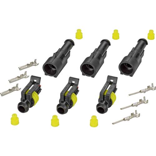 TE Connectivity Superseal Set AMP-Superseal 1.5mm Series Polzahl Gesamt 1 Rastermaß: 6 mm 30S002 1 Set
