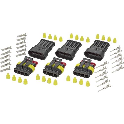 Thumbnail - TE Connectivity Superseal Set AMP-Superseal 1.5mm Series Polzahl Gesamt 4 Rastermaß: 6 mm 4016139188287 1 Set