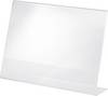 Sigel TA211 Tischaufsteller L-Form Verwendung für Papierformat: DIN A4 quer Glasklar 1 St.